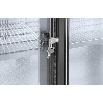 Barová chladnička s trojitými posuvnými dveřmi, Arktic, 254L, Černá, 230V/160W, 1350x520x(H)865mm | 235836